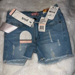 Pink Ivy kids Light Blue Jean Shorts